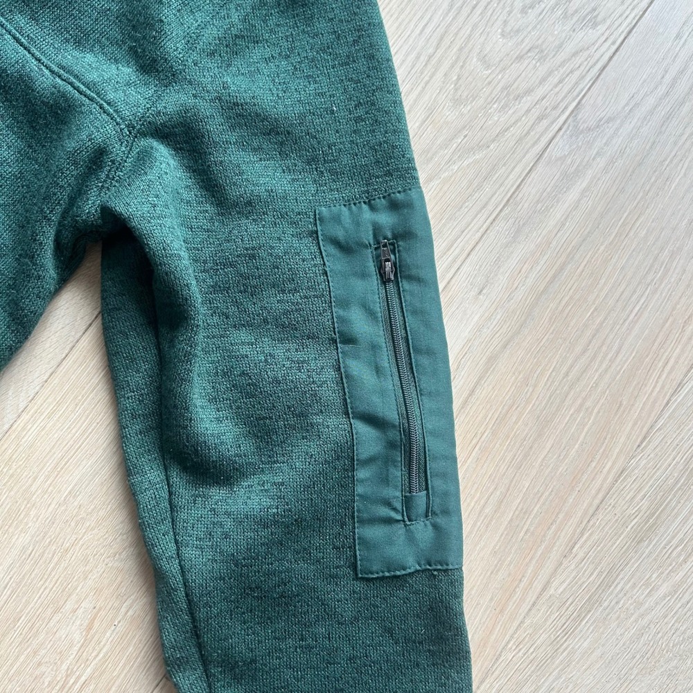 Champion Sacramento State Hornets Quarter Zip Fleece Jacket Pullover Sz M Green - Picture 7 of 9